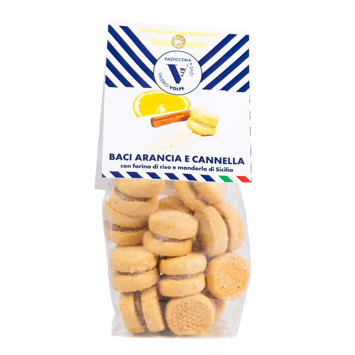 Baci di Dama Arancia e Cannella 160g