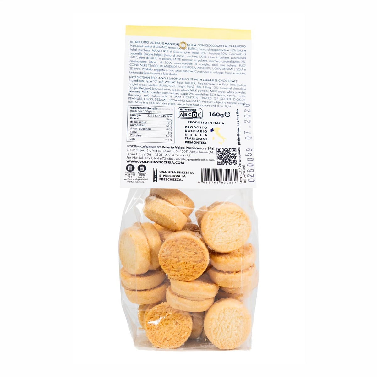 Baci di Dama Gold 160g con cioccolato al caramello salato 5