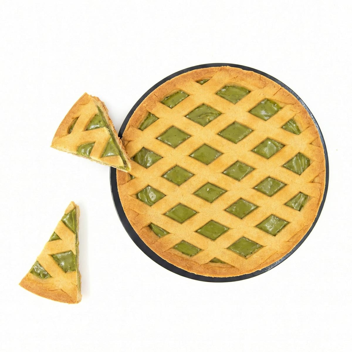 Crostata al Pistacchio 250g con miele e burro del piemonte 5