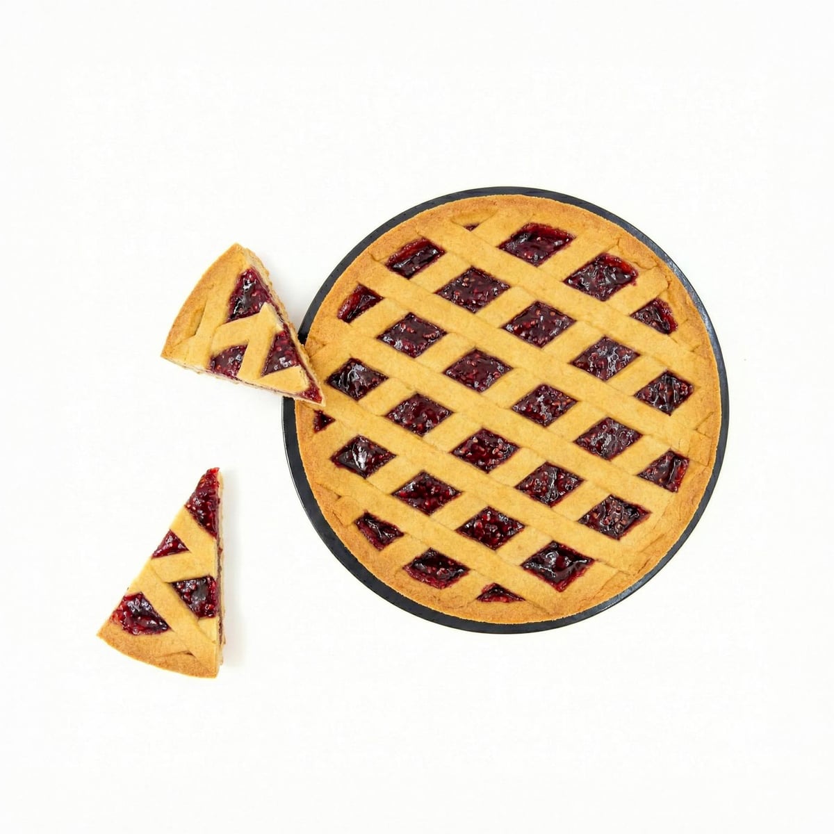 Crostata ai Frutti di Bosco 250g con miele e burro del piemonte 5