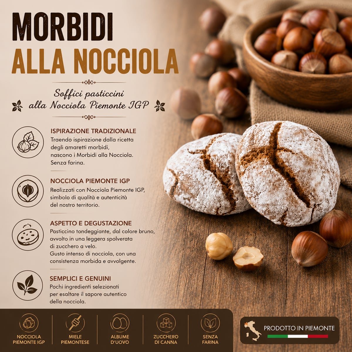 Morbidi alla Nocciola 160g 3