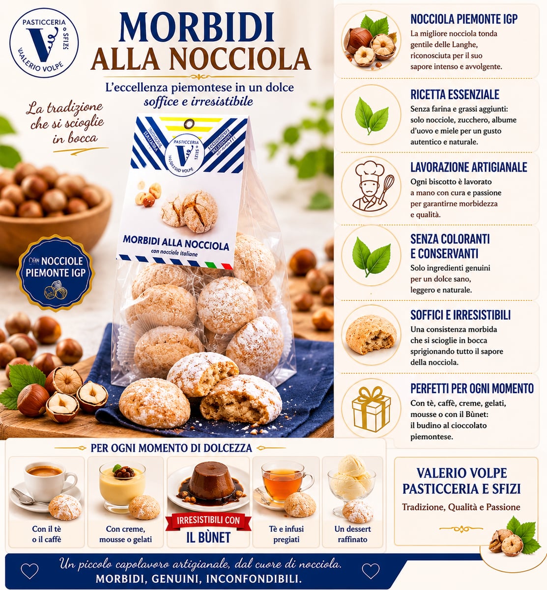 Morbidi alla Nocciola 160g 2