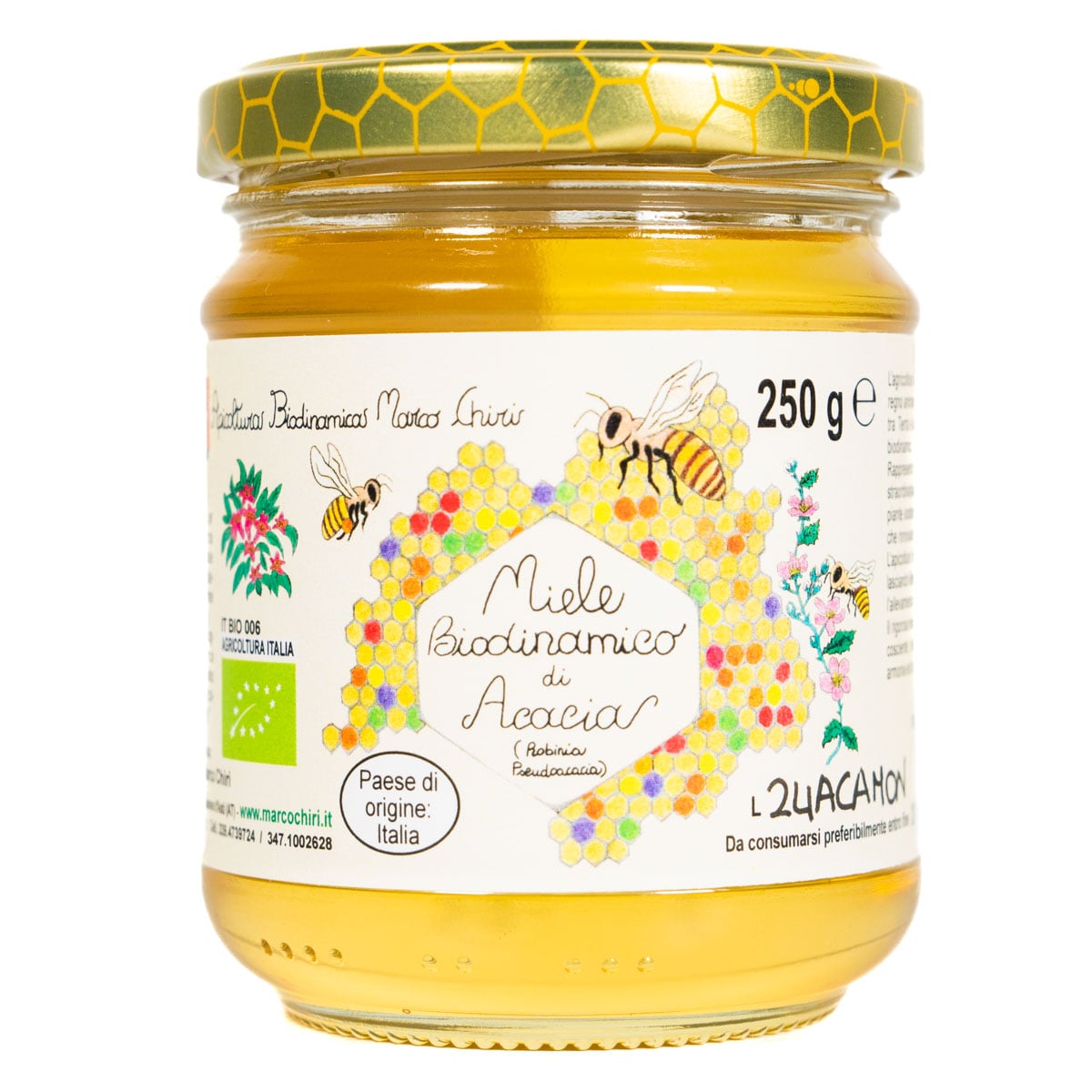 Miele Biodinamico di Acacia 250g