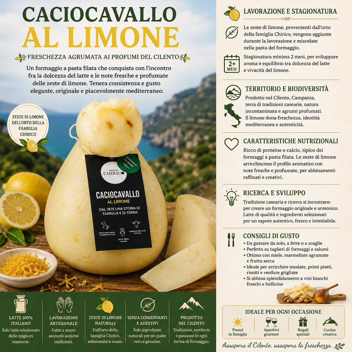Caciocavallo al limone 2