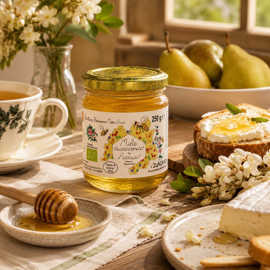 Miele Biodinamico di Acacia 250g 4