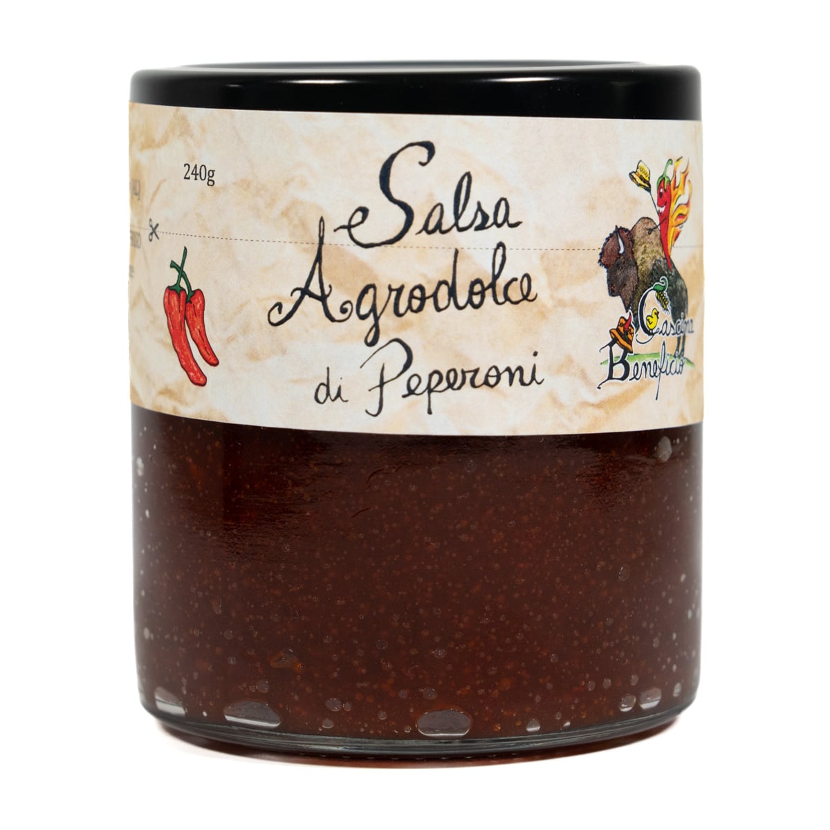 Salsa Agrodolce di Peperoni 240g