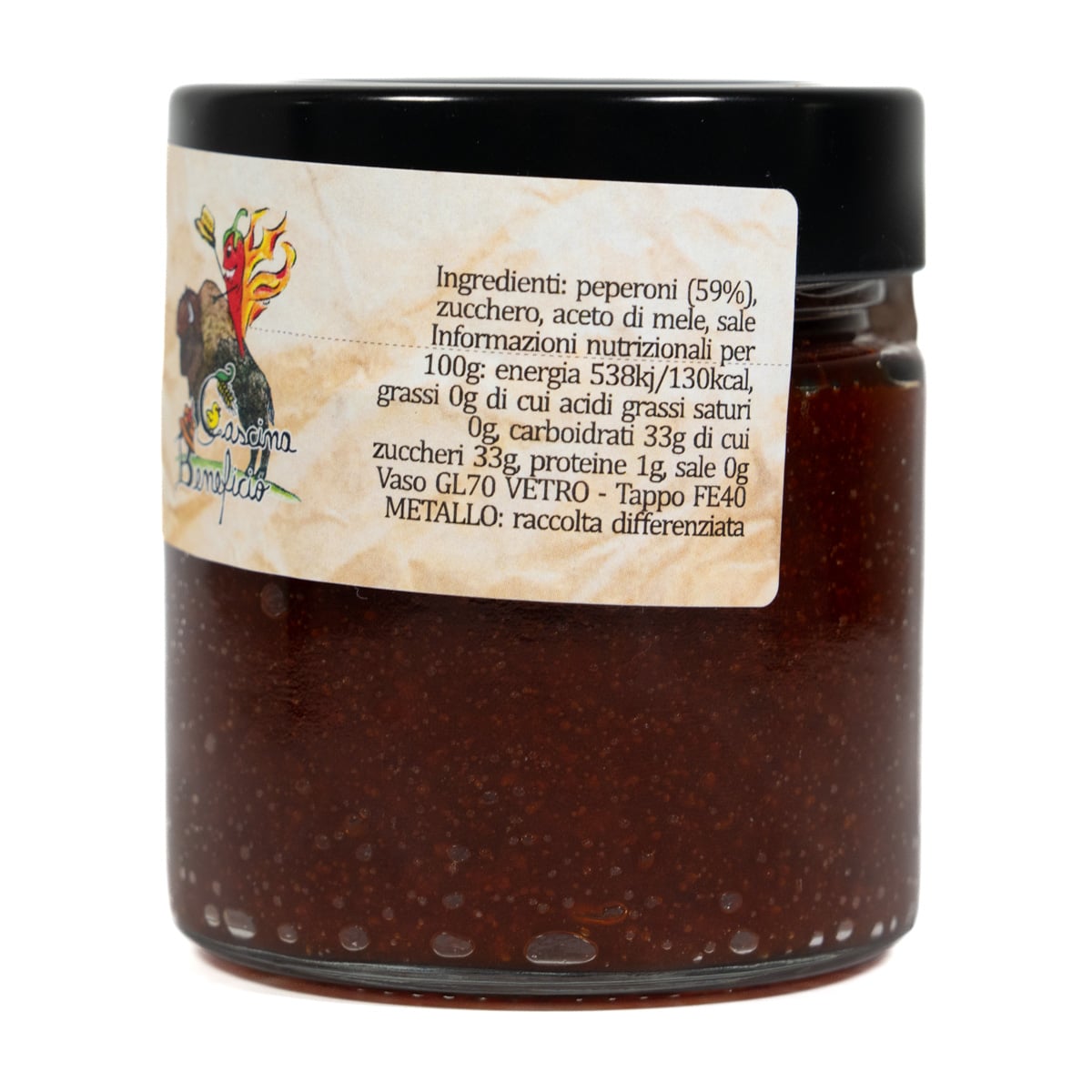 Salsa Agrodolce di Peperoni 240g 3