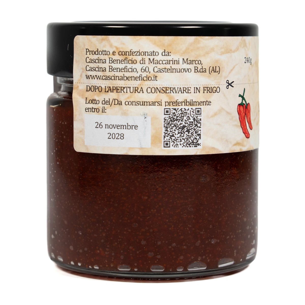 Salsa Agrodolce di Peperoni 240g 2