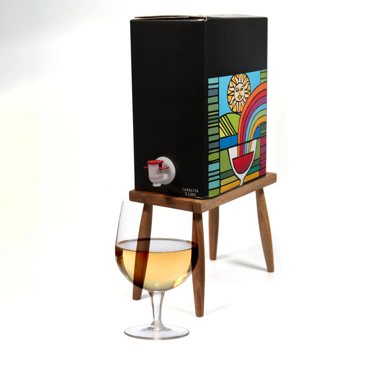 Cherry Wood Display Stand 2