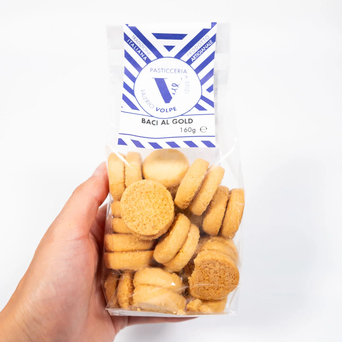 Baci di Dama Gold 160g with Salted Caramel Chocolate
