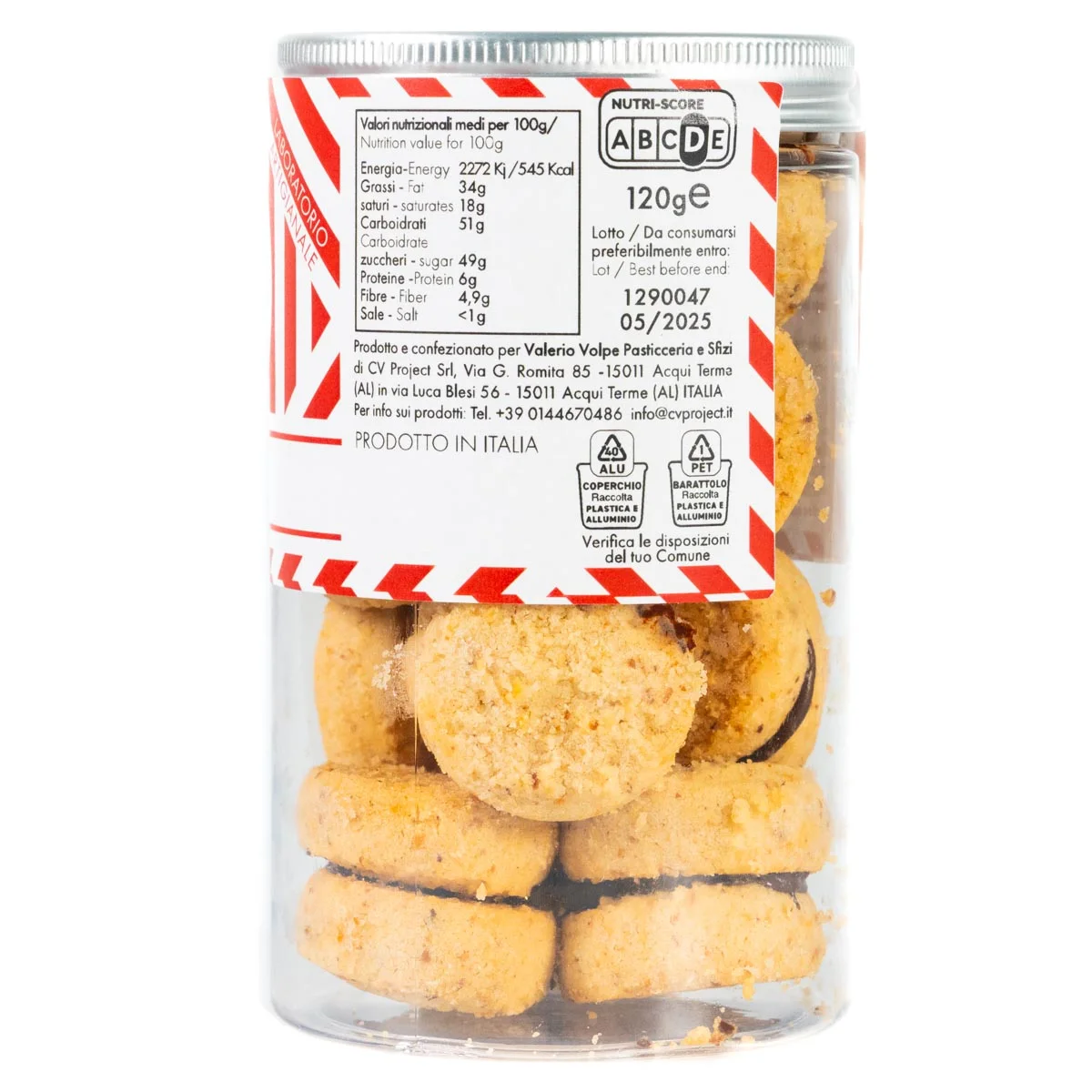 Hazelnut Baci di Dama - Jar 120g 3