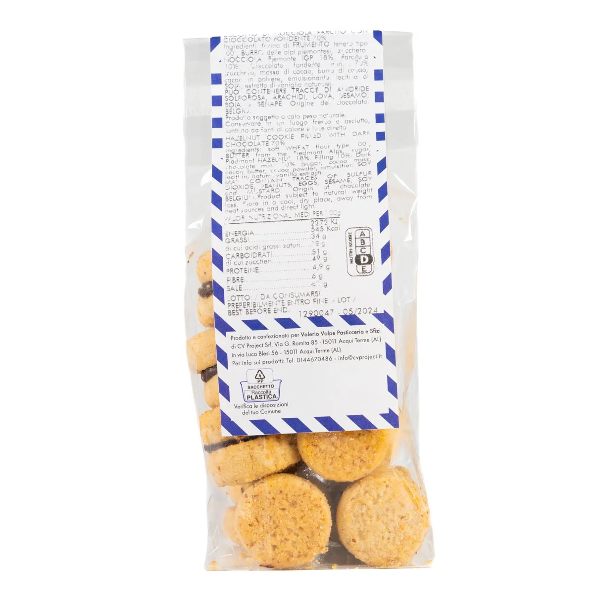 Hazelnut Baci di Dama 160g 4