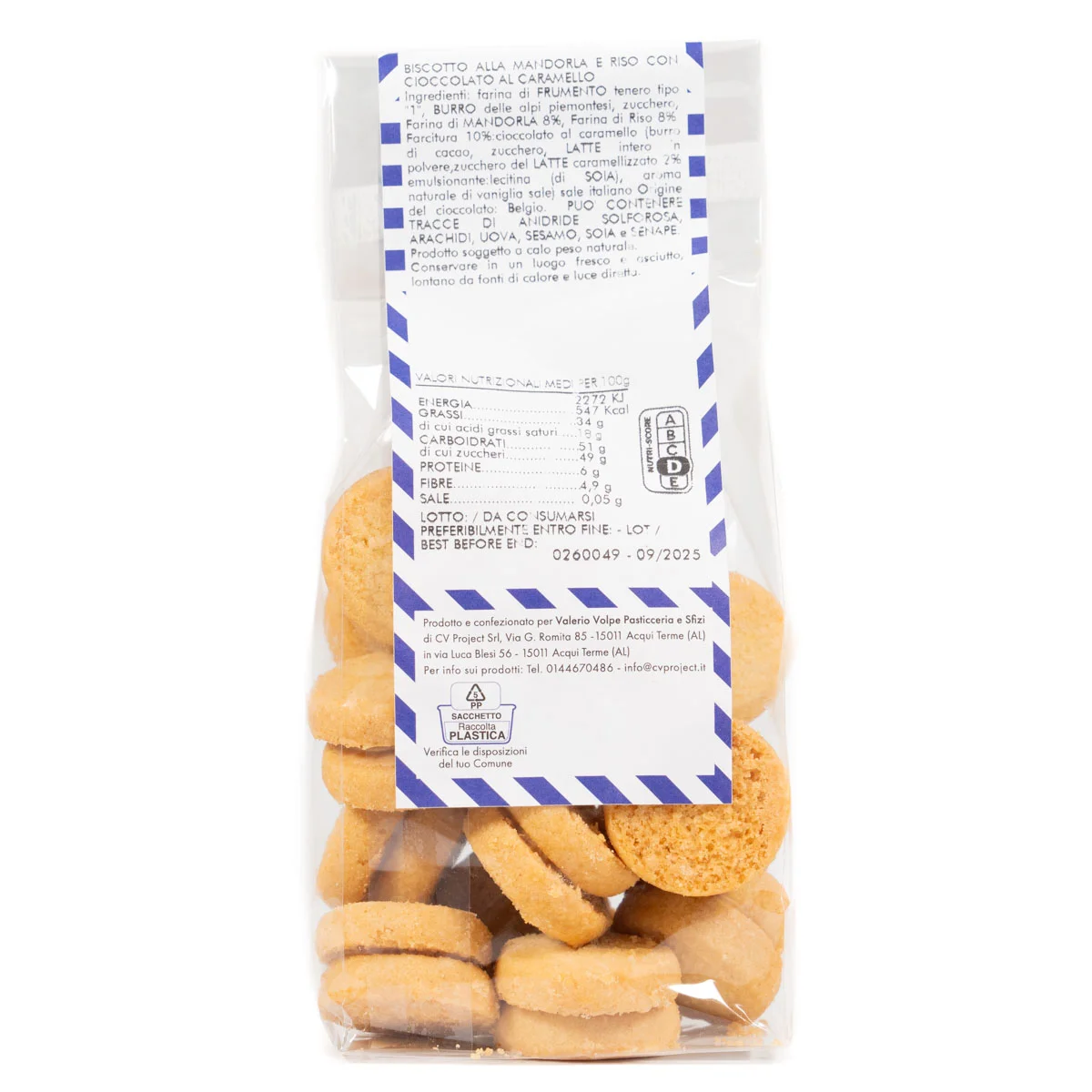 Baci di Dama Gold 160g with Salted Caramel Chocolate 2
