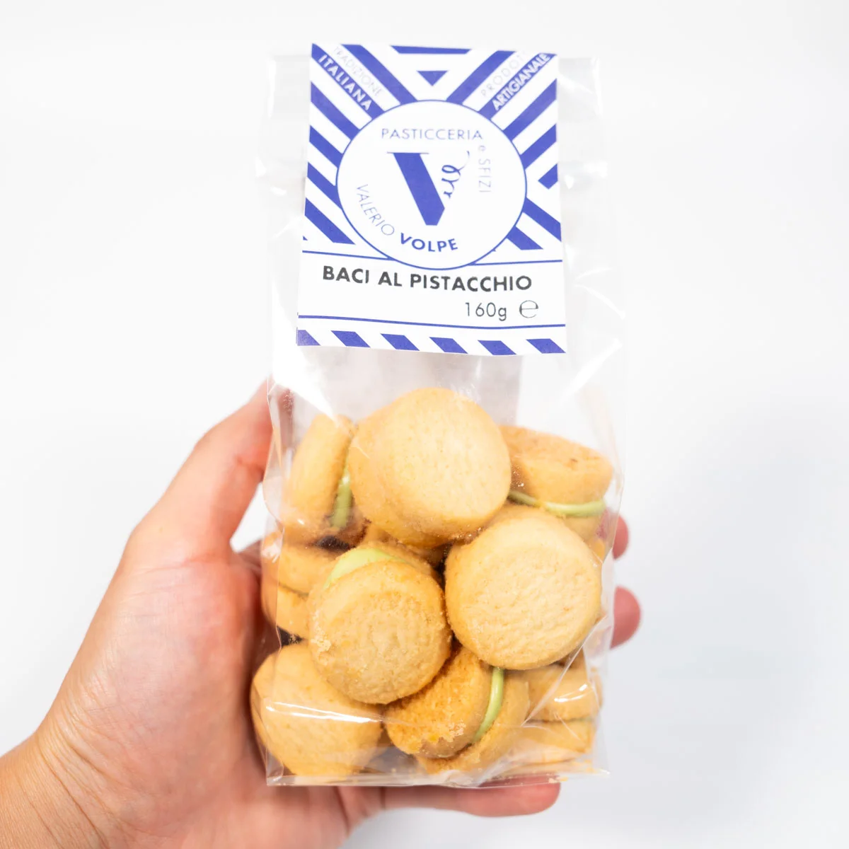 Baci di Dama al Pistacchio 160g
