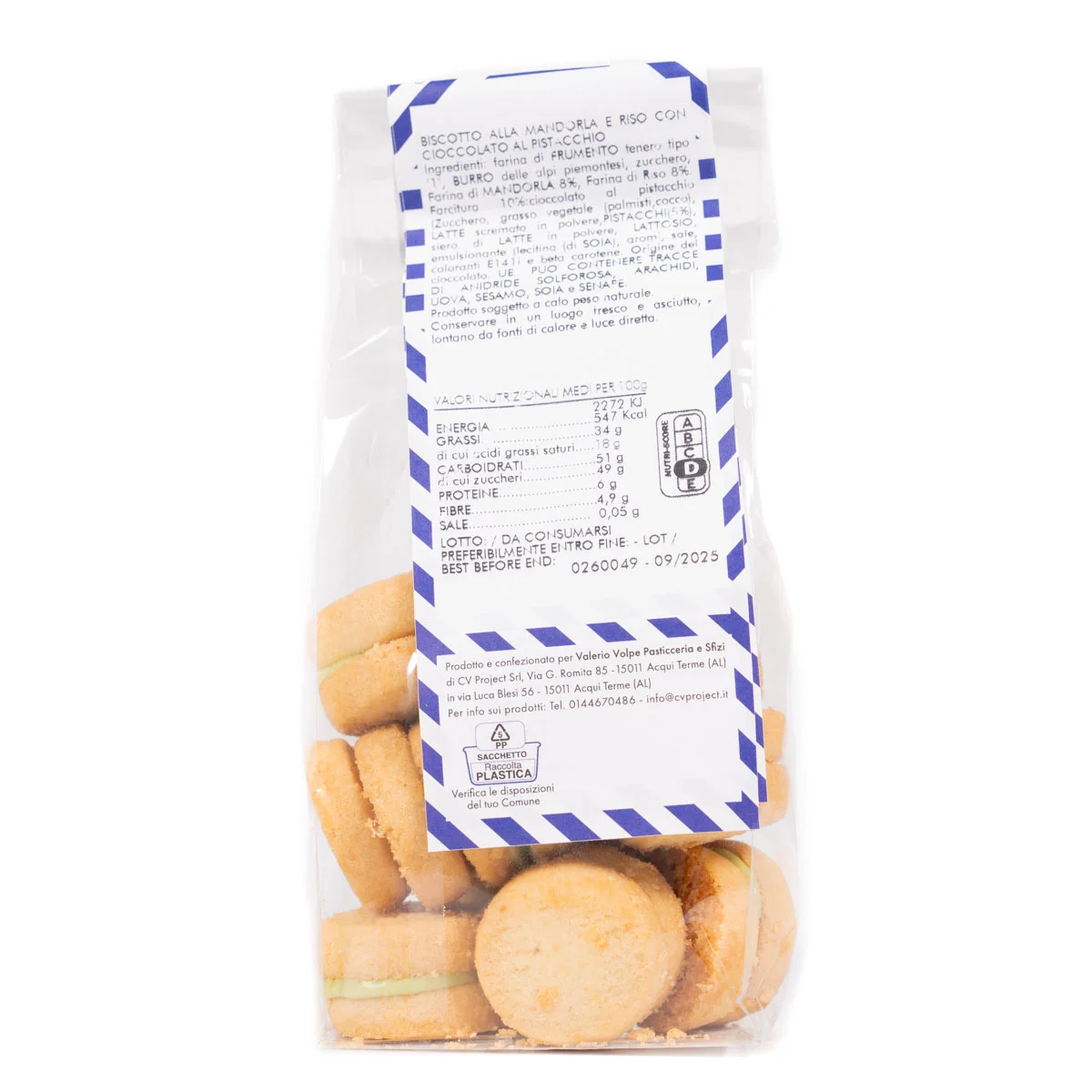 Pistachio Baci di Dama 160g 4