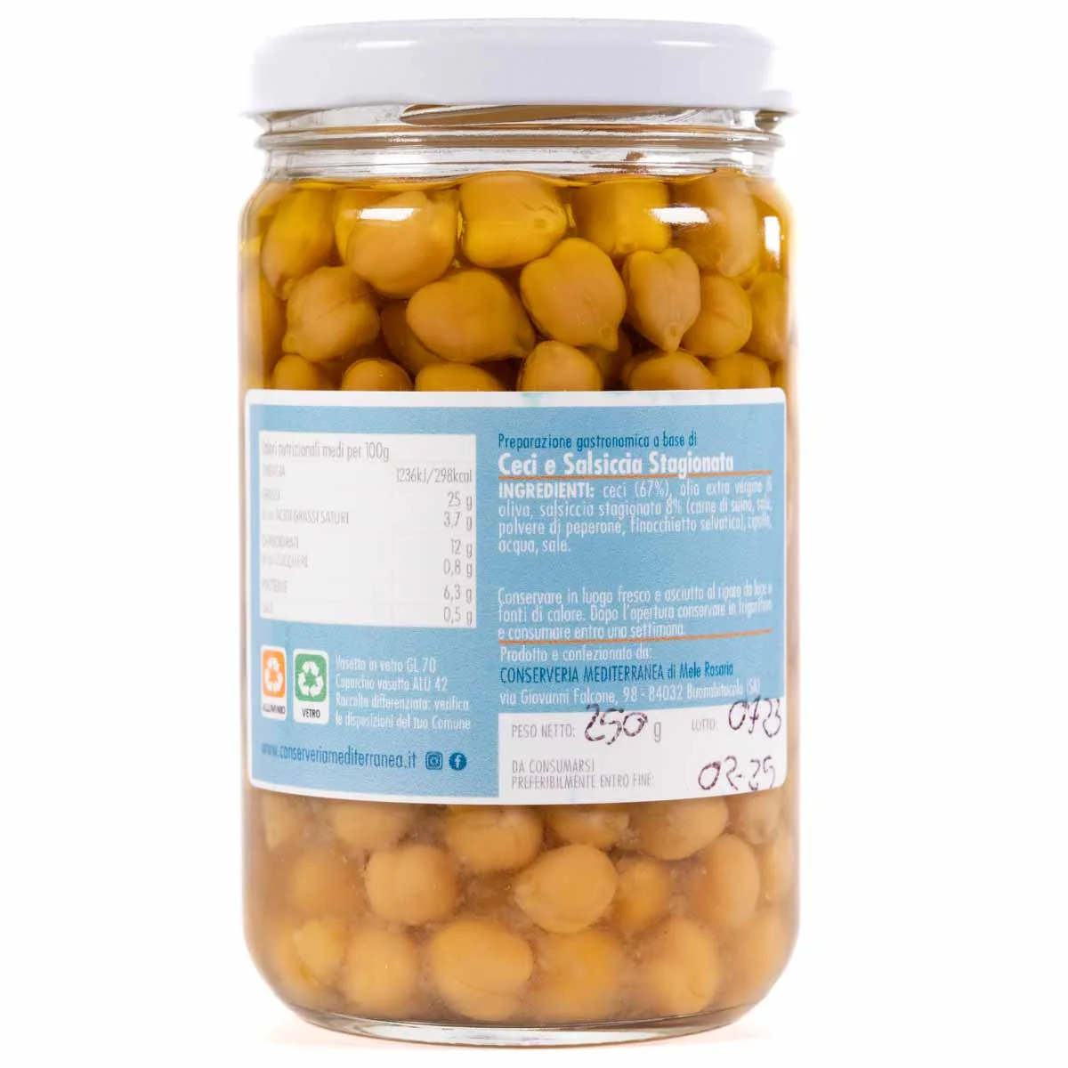 Chickpeas and Cured Sausage 240g 2