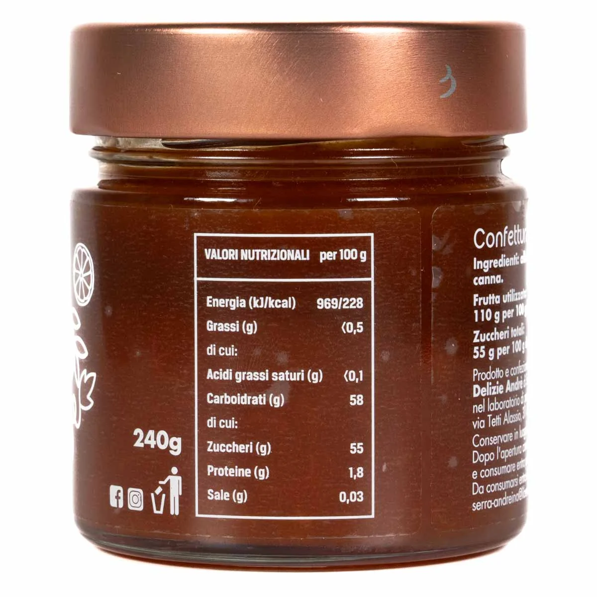 Extra Apricot Jam 240g 4