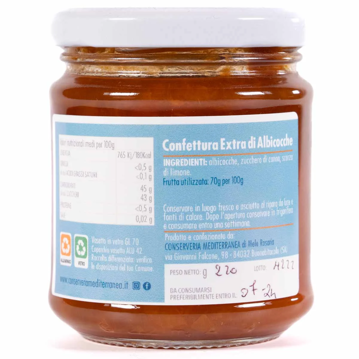 Extra Apricot Jam 200g 2