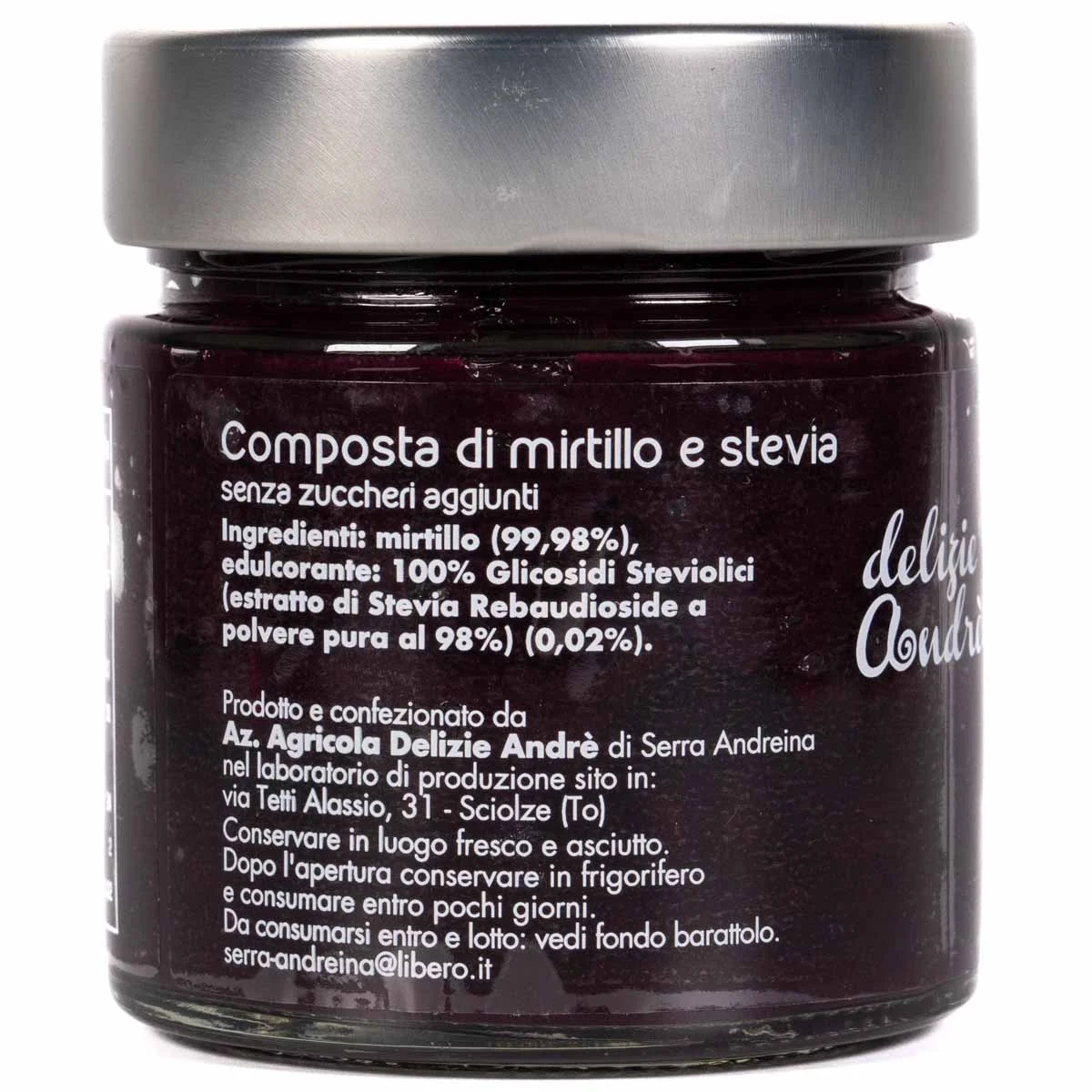 Blueberry Compote - No Added Sugar 215g 2