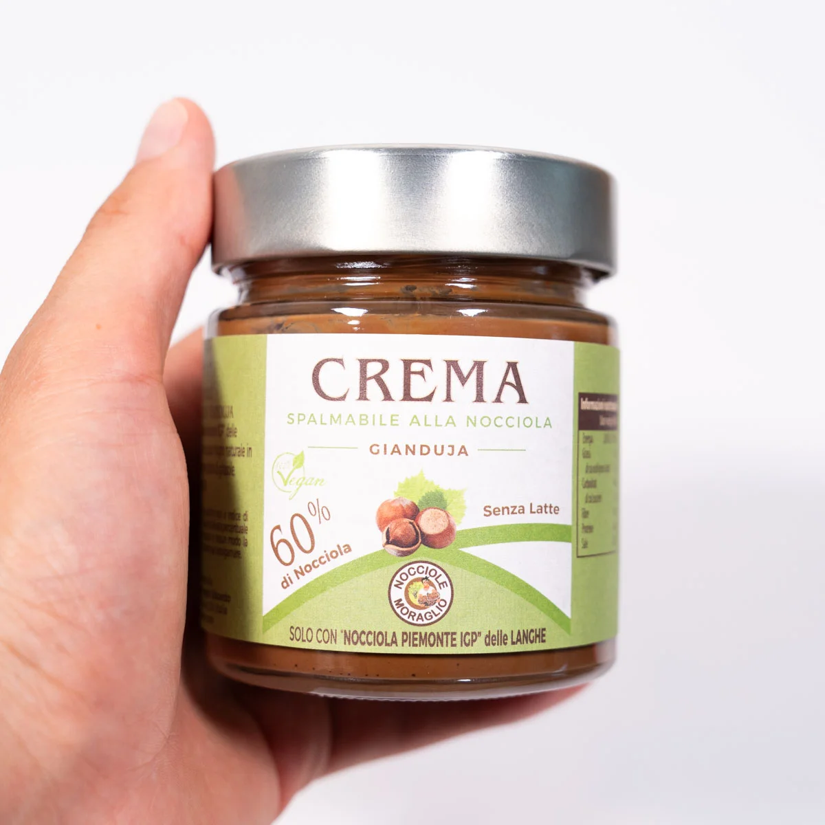 Crema spalmabile al Gianduja - con 60% di Nocciola Piemonte IGP 250g