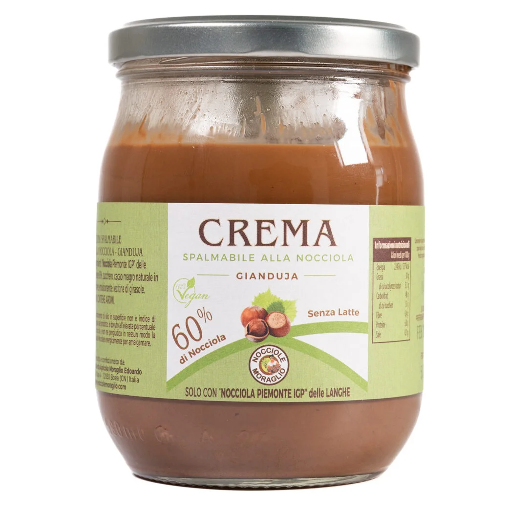 Gianduja Spreadable Cream - 60% Piedmont Hazelnut IGP 500g