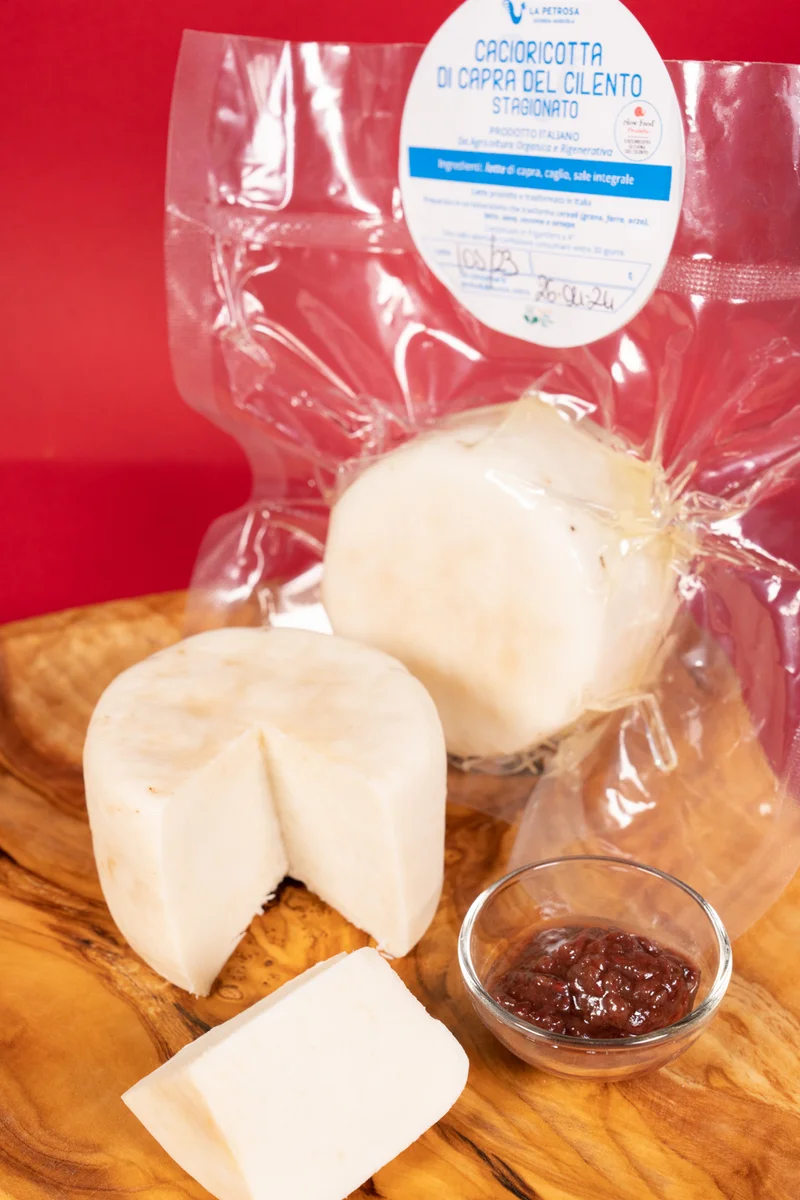 Aged Cilento Goat's Cacioricotta Cheese 3