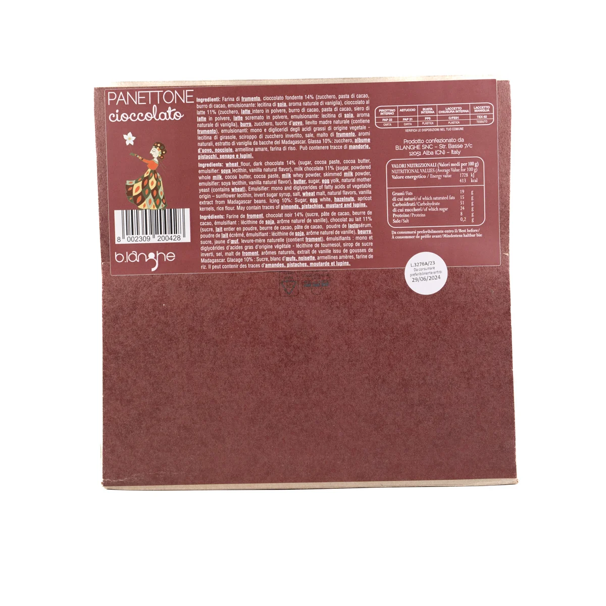Chocolate Panettone - Sweet Encounters 1kg 3