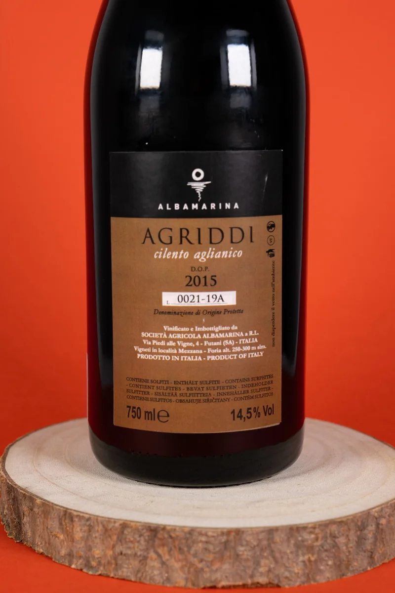 Agriddi 2015 Aglianico DOP Cilento 5