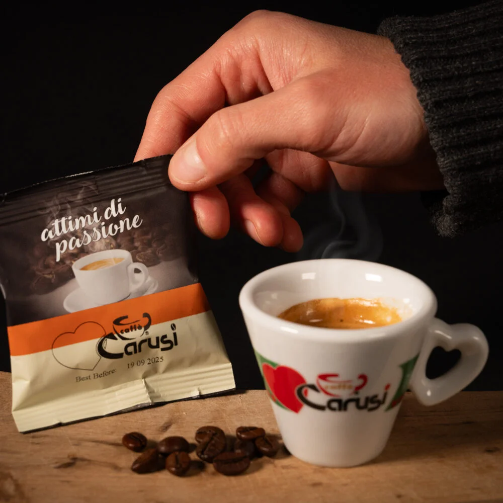 Miscela Caffè Carusi 50 Cialde ESE Crema - cialda ecosostenibile