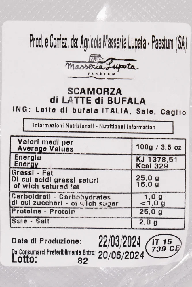 Buffalo Scamorza with Cilento Milk 250g 2