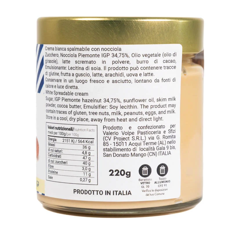 White Hazelnut Cream 220g 4