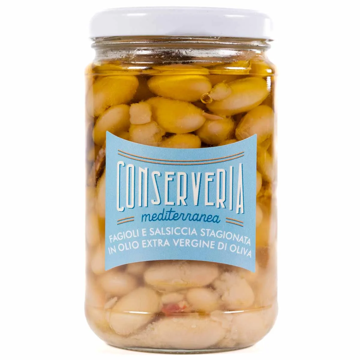 Fagioli e Salsiccia stagionata