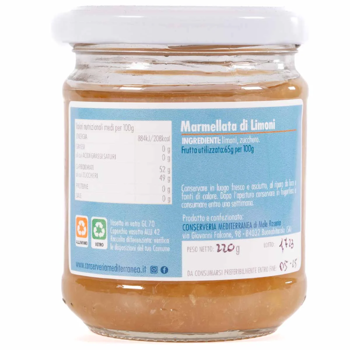 Lemon Marmalade 200g 2