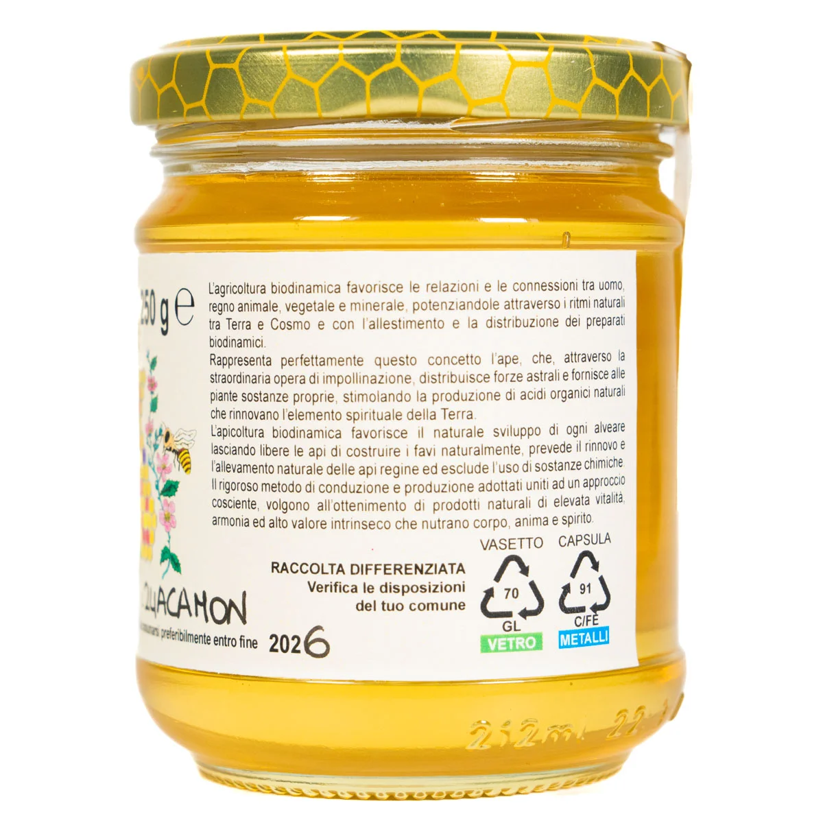 Biodynamic Mountain Wildflower Honey 250g 3