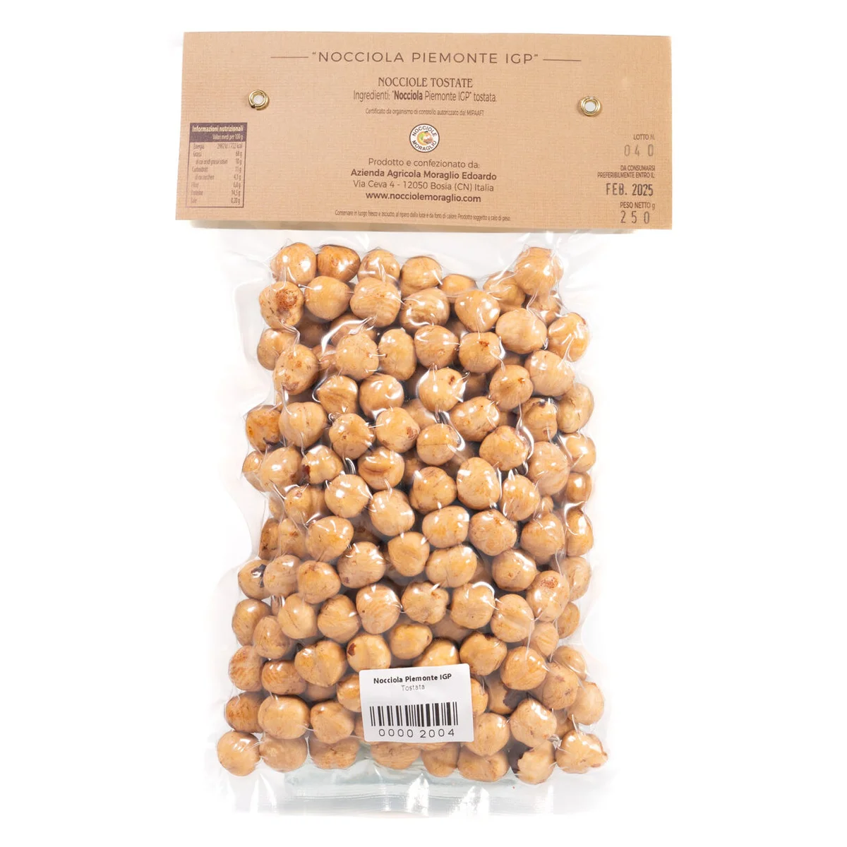 Roasted Piedmont IGP Hazelnuts 250g 3