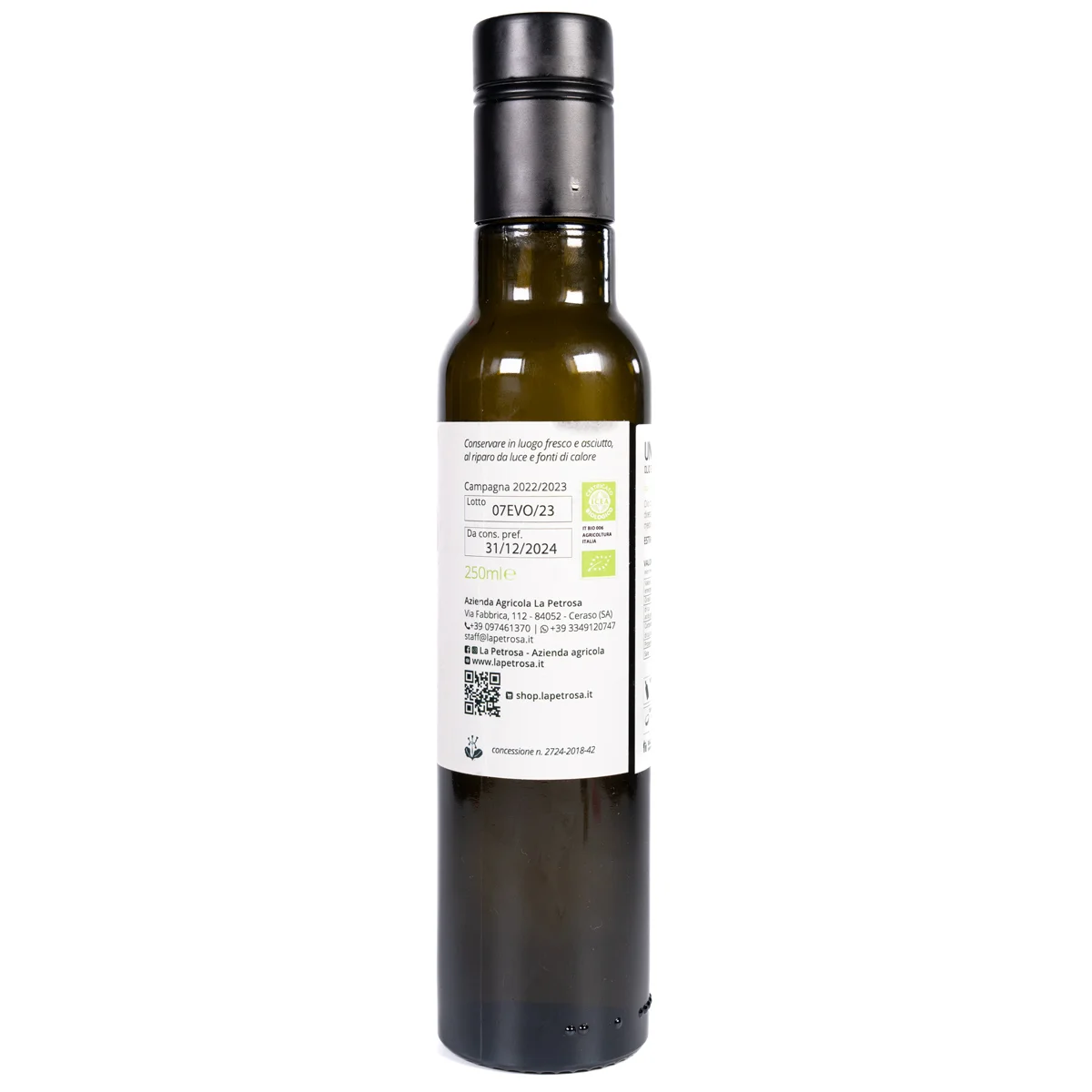 Organic Extra Virgin Olive Oil 250ml 2