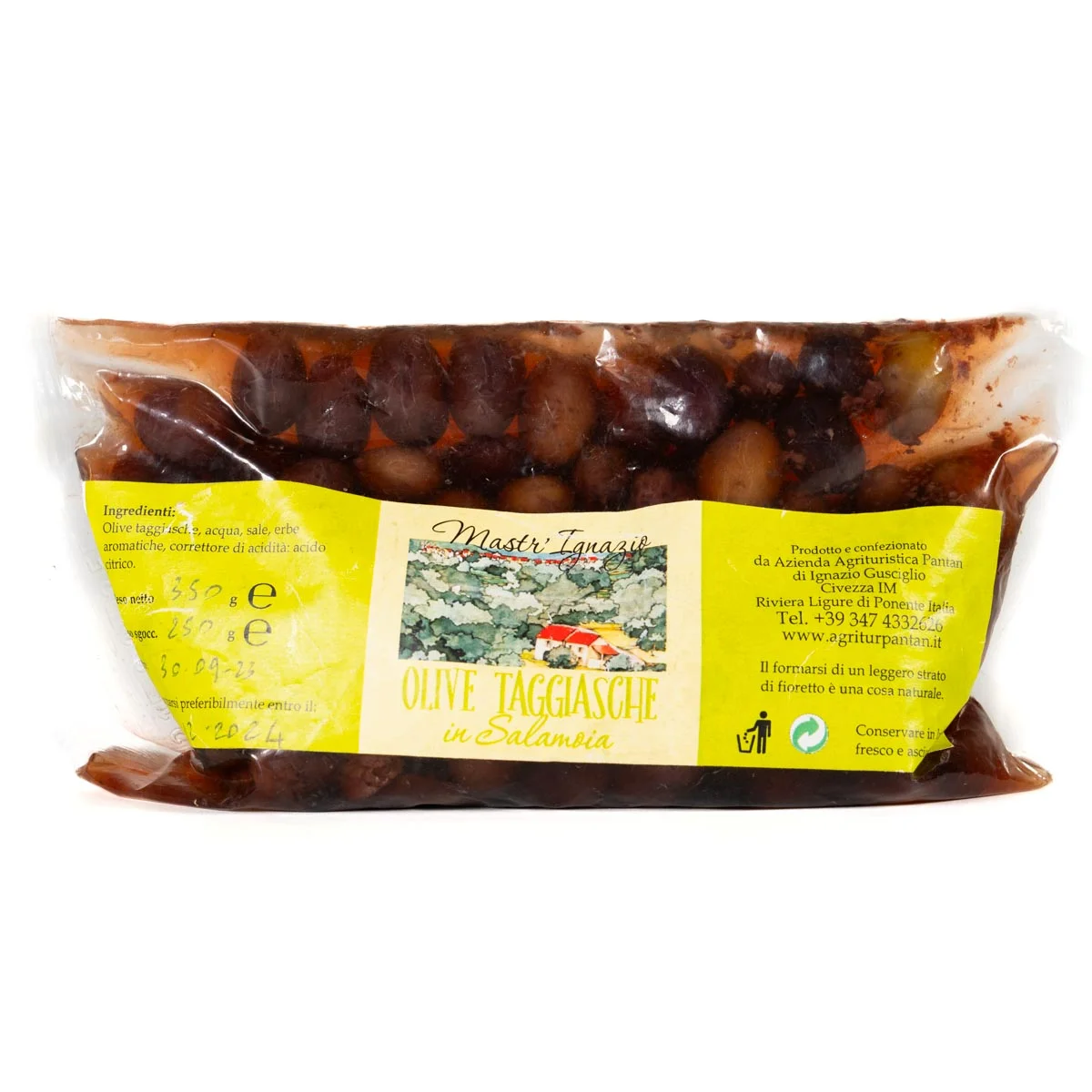 Olive taggiasche in salamoia 350g