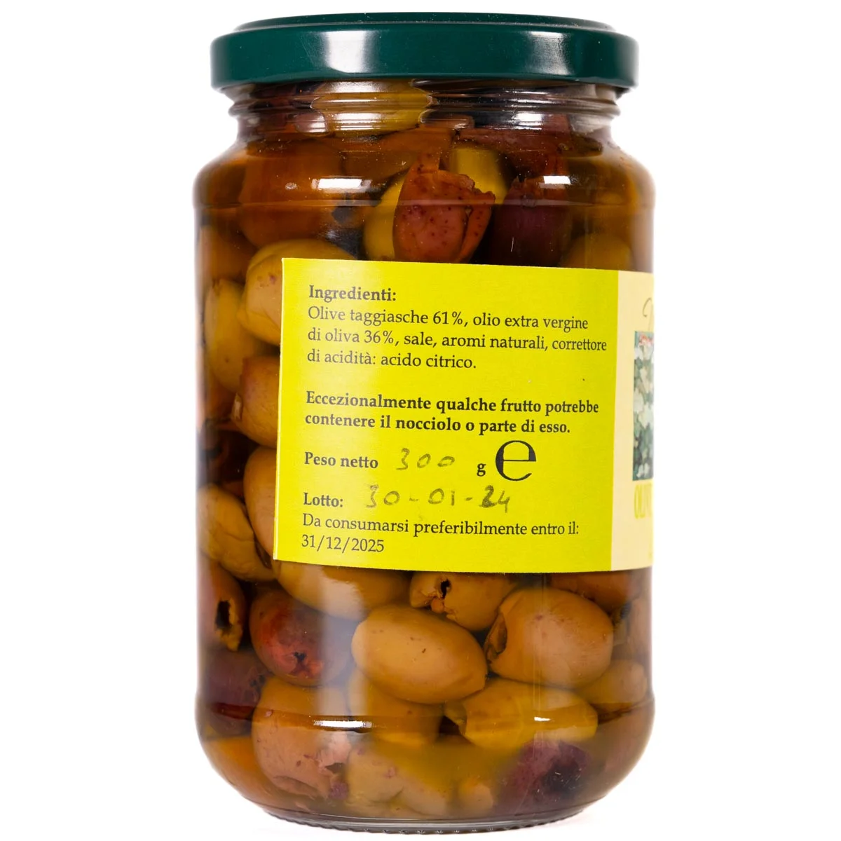 Pitted Taggiasca Olives in Extra Virgin Olive Oil 300g 3