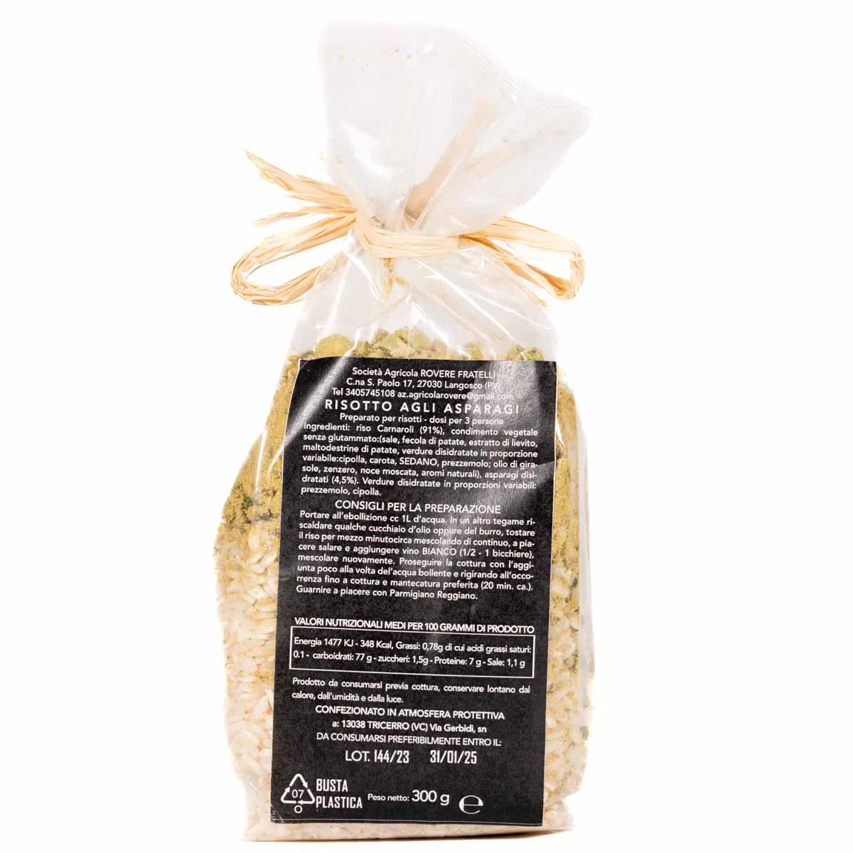 Asparagus Risotto 200g - Risotto Mix for 3 People 2