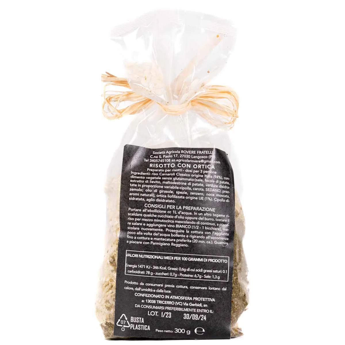 Nettle Risotto 200g - Risotto Mix for 3 People 2