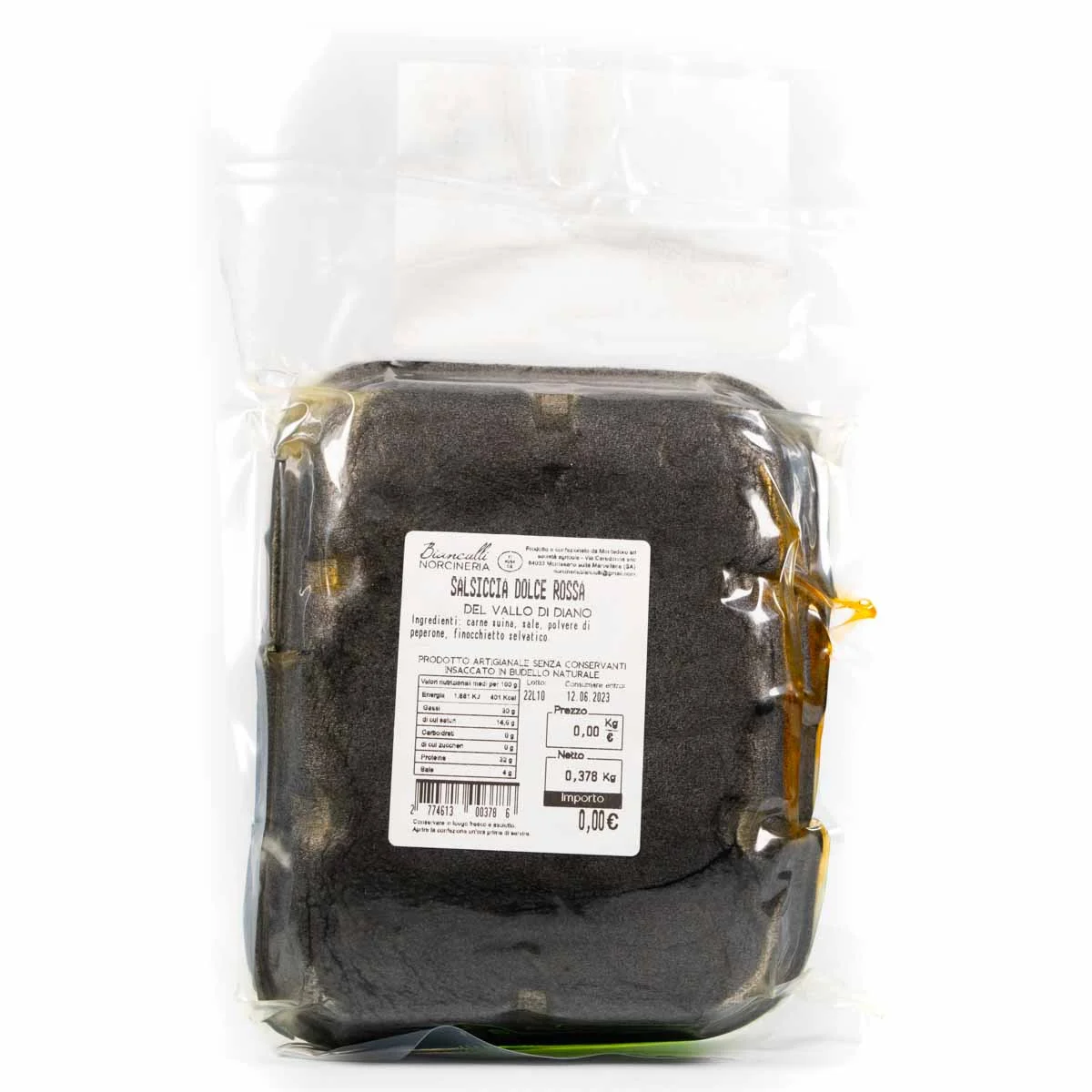 Salsiccia Sotto Sugna Sweet - Slow Food Presidium 350g 4
