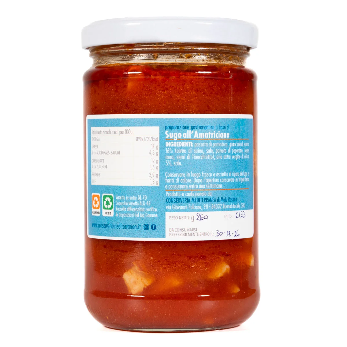Amatriciana Sauce 260g 3