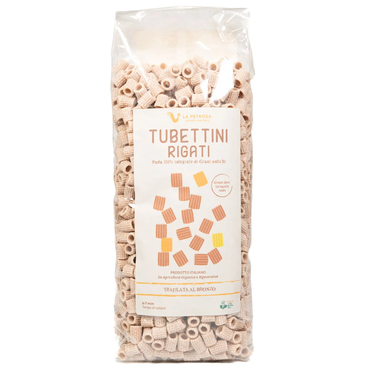 Tubettini rigati – Pasta di grani antichi 500g