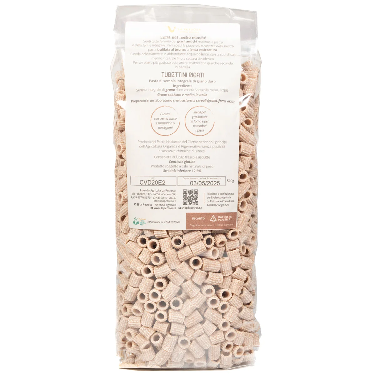 Tubettini Rigati – Ancient Grain Pasta 500g 2