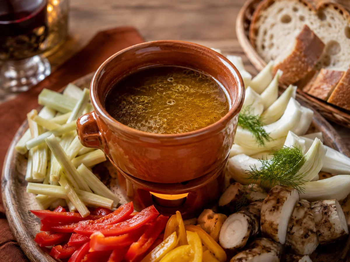 Bagna Cauda con Verdure di Stagione