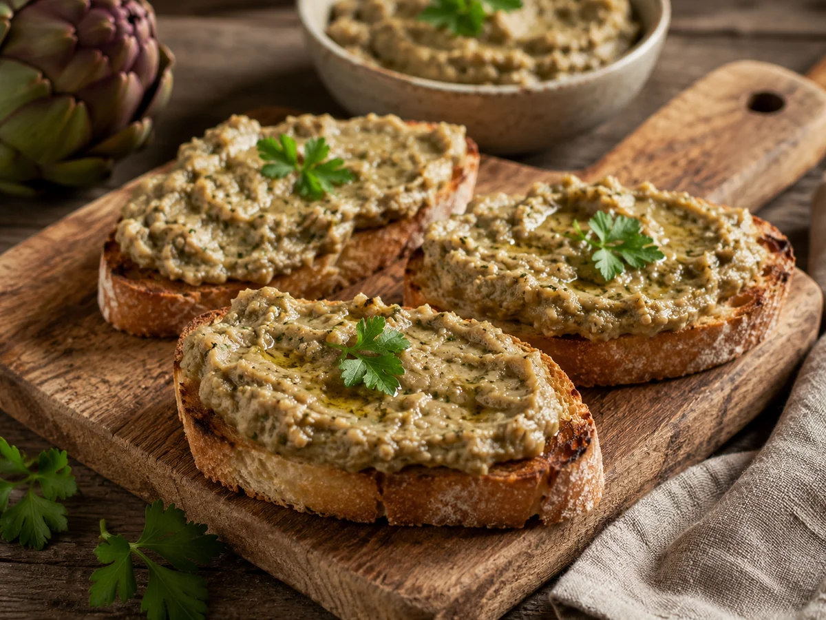 Bruschette al Paté di Carciofi