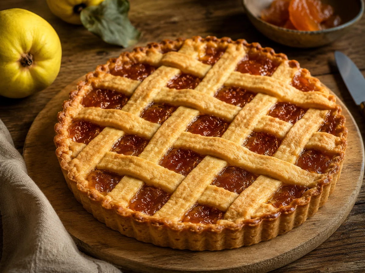 Crostata alla Confettura di Mele Cotogne